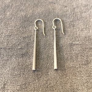 Delicate Sterling Silver Dangling Earrings